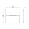 Wall recessed lamp